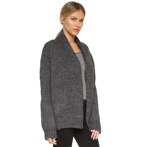 Joie Heather Charcoal Brunone Cardigan